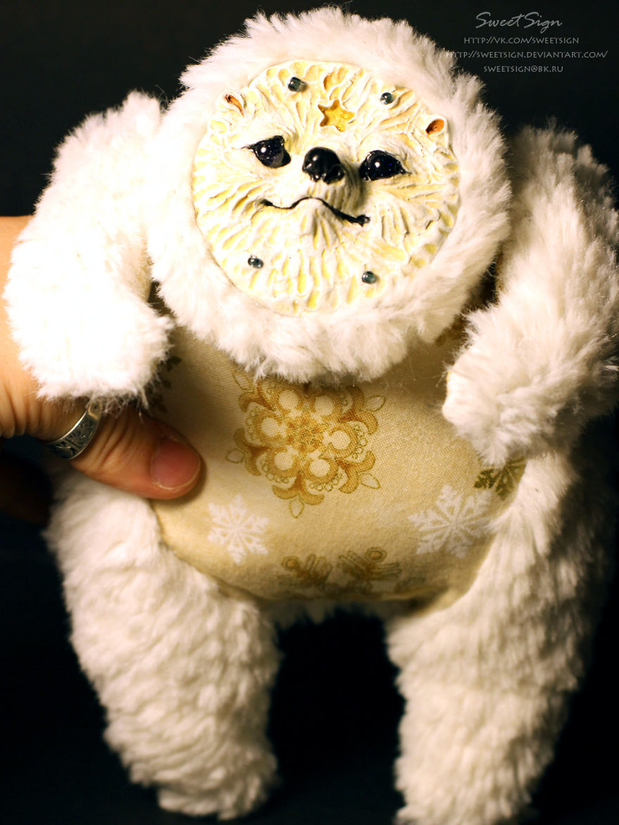 Axolotl Baby, Ooak Poseable Doll