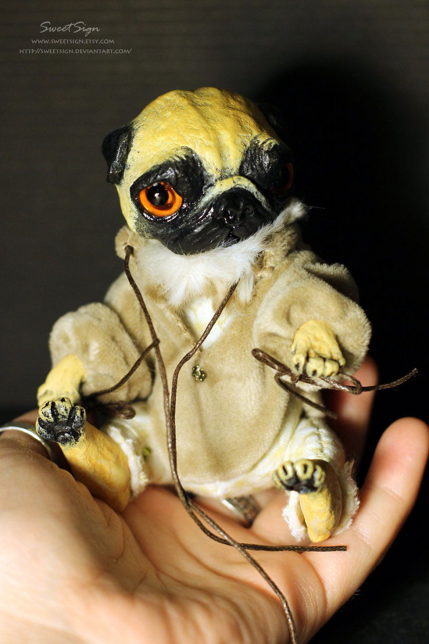 Axolotl Baby, Ooak Poseable Doll