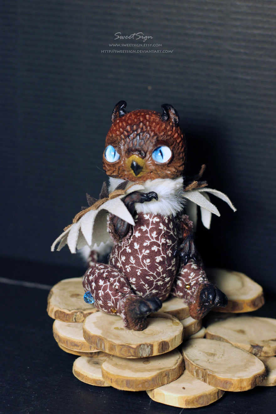 Axolotl Baby, Ooak Poseable Doll