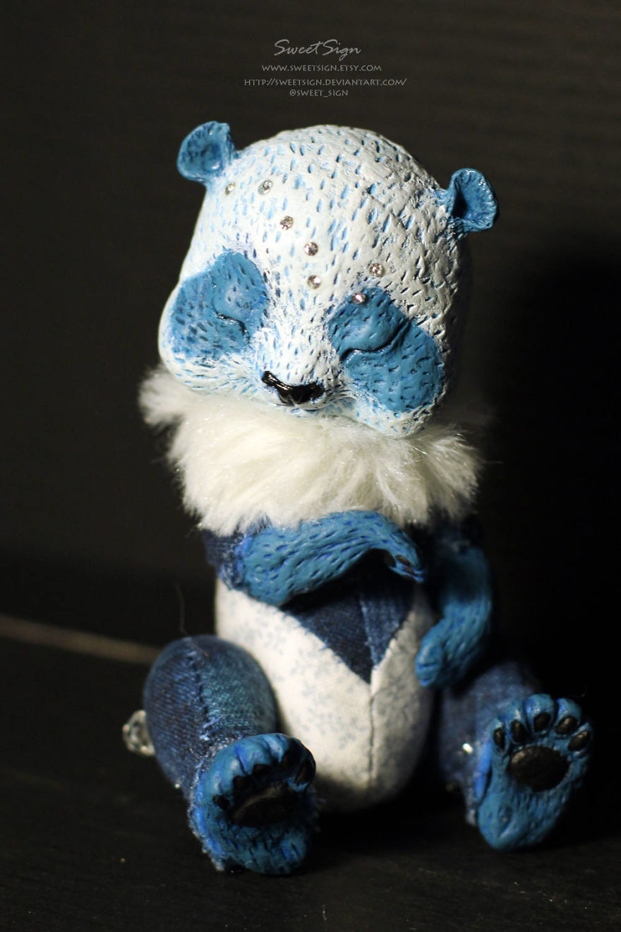 Axolotl Baby, Ooak Poseable Doll