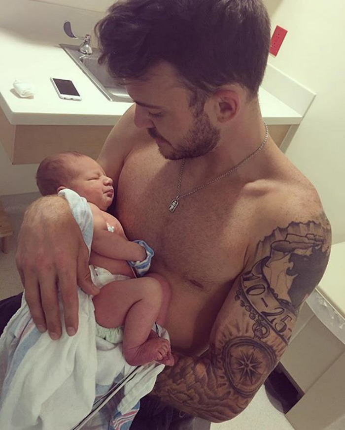 Had Some Amazing Skin To Skin Time With My Little Man. He's Already My Best Bud!