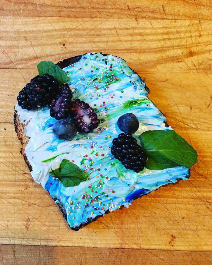 Mermaid Toast