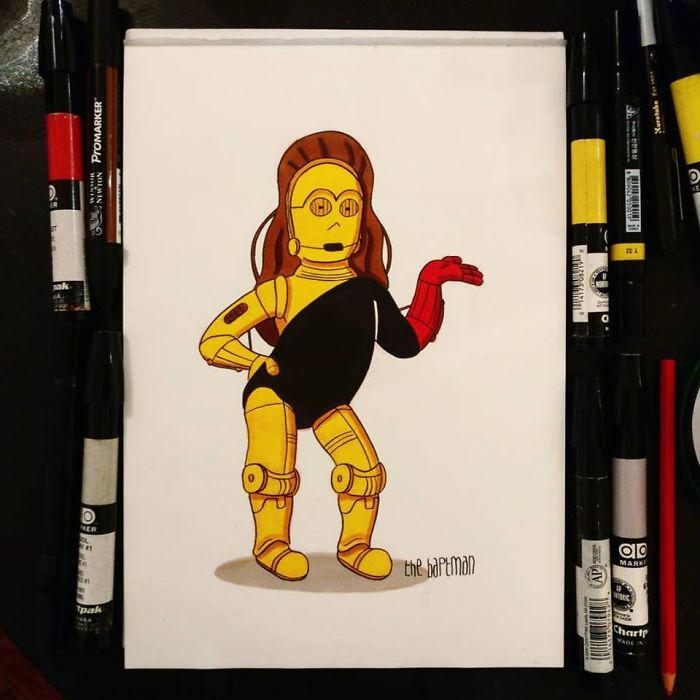 I Imagined Famous Geek / Pop Culture Mashed Up Characters