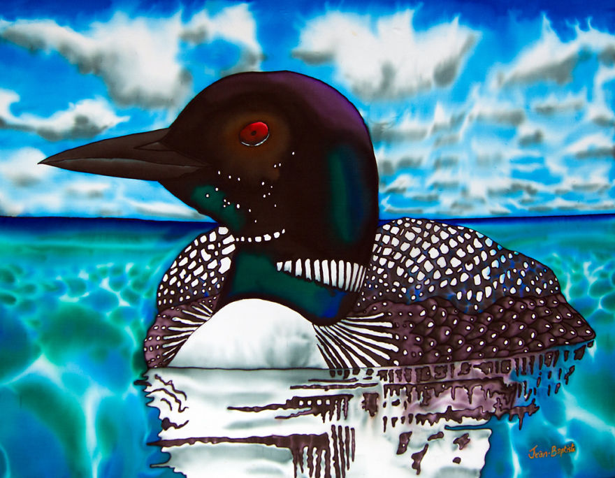 Canada Is Simply Beautiful Painted On Silk Canada Is Simply Beautiful Painted On Silk