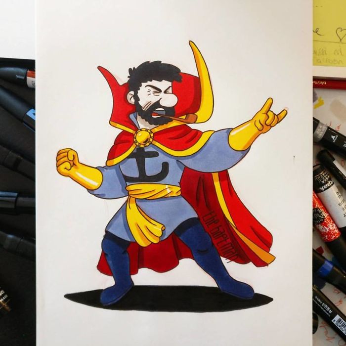 I Imagined Famous Geek / Pop Culture Mashed Up Characters