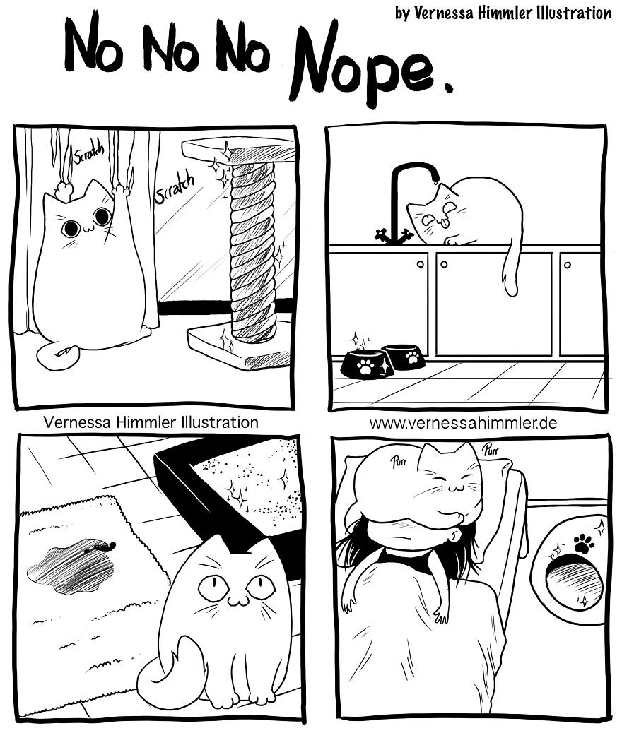 My Diary Comics About My Life With Two Cheeky Cats