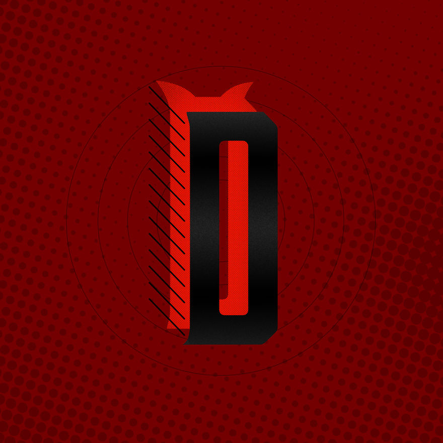 I Combined My Interest For Comics With My Love For Minimalist Illustrations In The Superheroes Alphabet Series