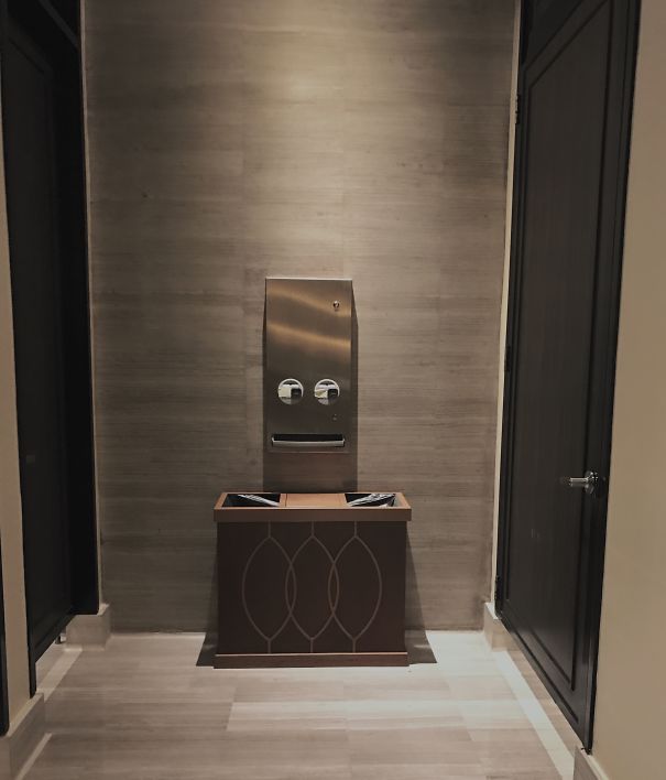 I Had Second Thoughts Entering In That Cubicle Right There