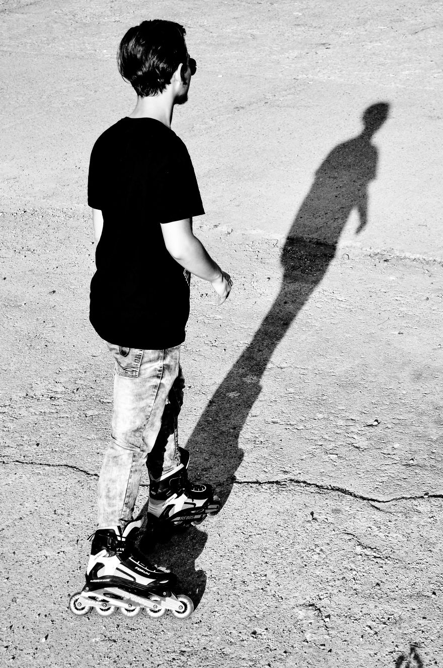 Playing With Shadows: Black And White Street Photography