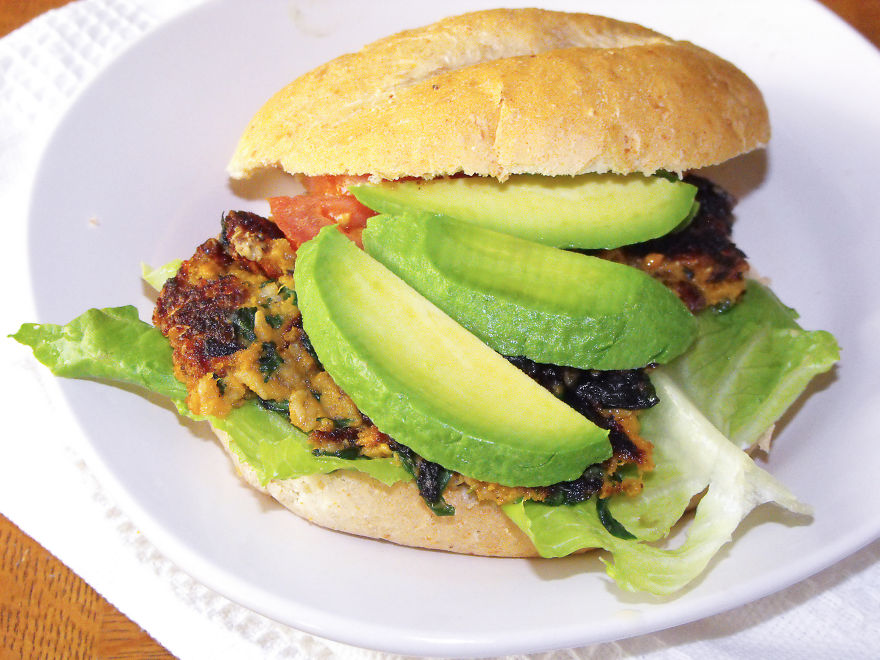 Delicious Slap Ya Mama Vegan Black Bean & Sweet Potato Burger Delicious Slap Ya Mama Vegan Black Bean & Sweet Potato Burger
