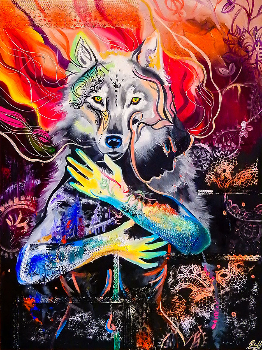 I Paint The Mind Blowing Nature, What We Never Rein In And Can’t Describe With A Million Words