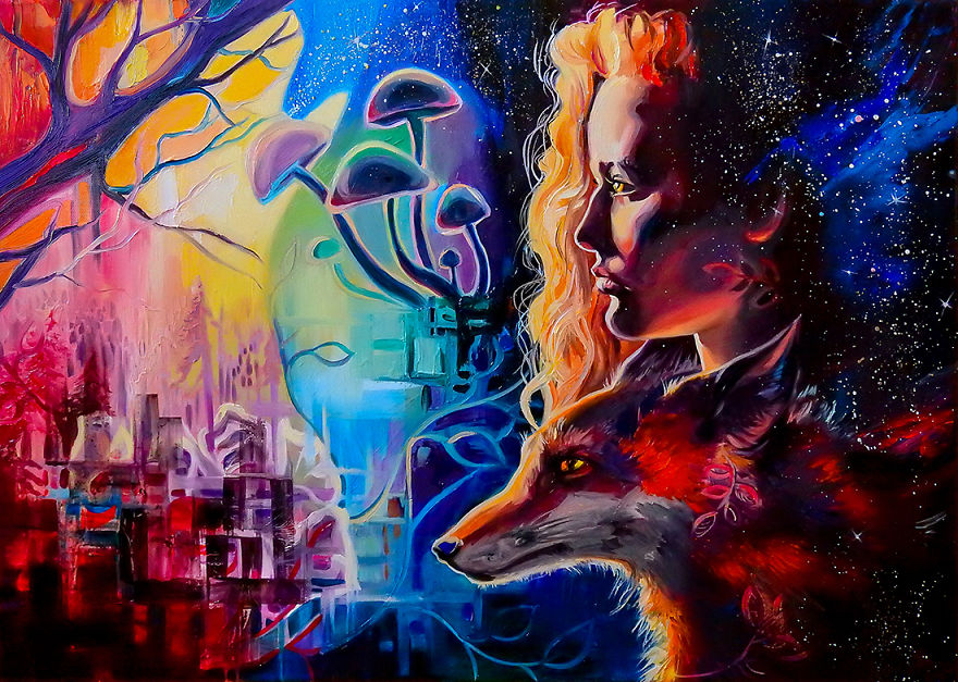 I Paint The Mind Blowing Nature, What We Never Rein In And Can’t Describe With A Million Words