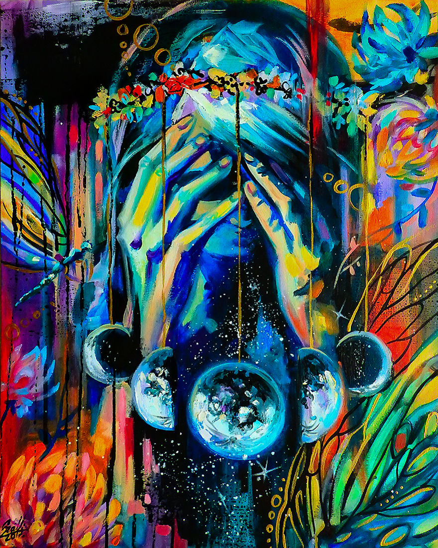 I Paint The Mind Blowing Nature, What We Never Rein In And Can’t Describe With A Million Words