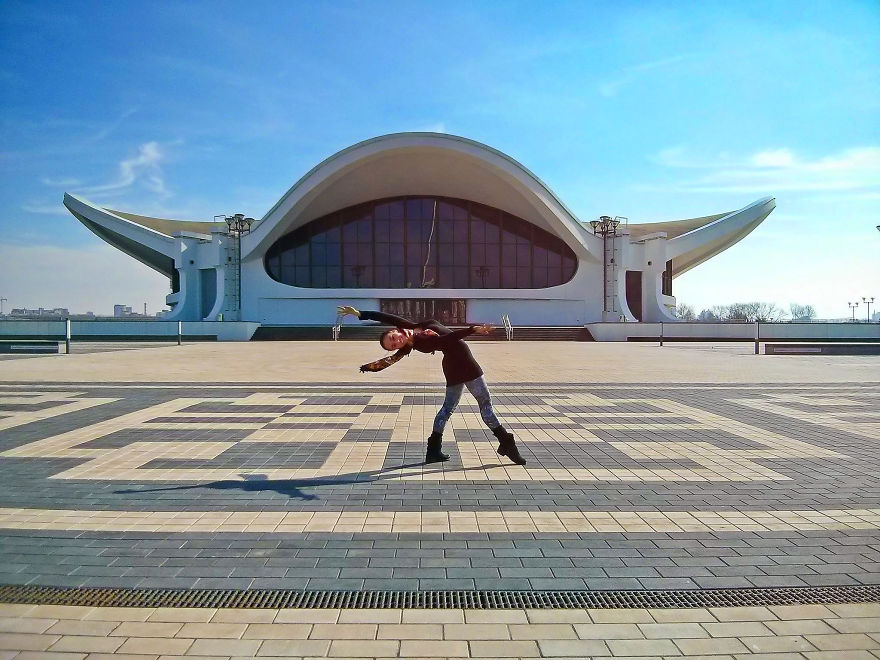 Minsk, Belarus. Belexpo Exhibition Center With Stalinist Architecture. Photo Credit Timothy Hastings