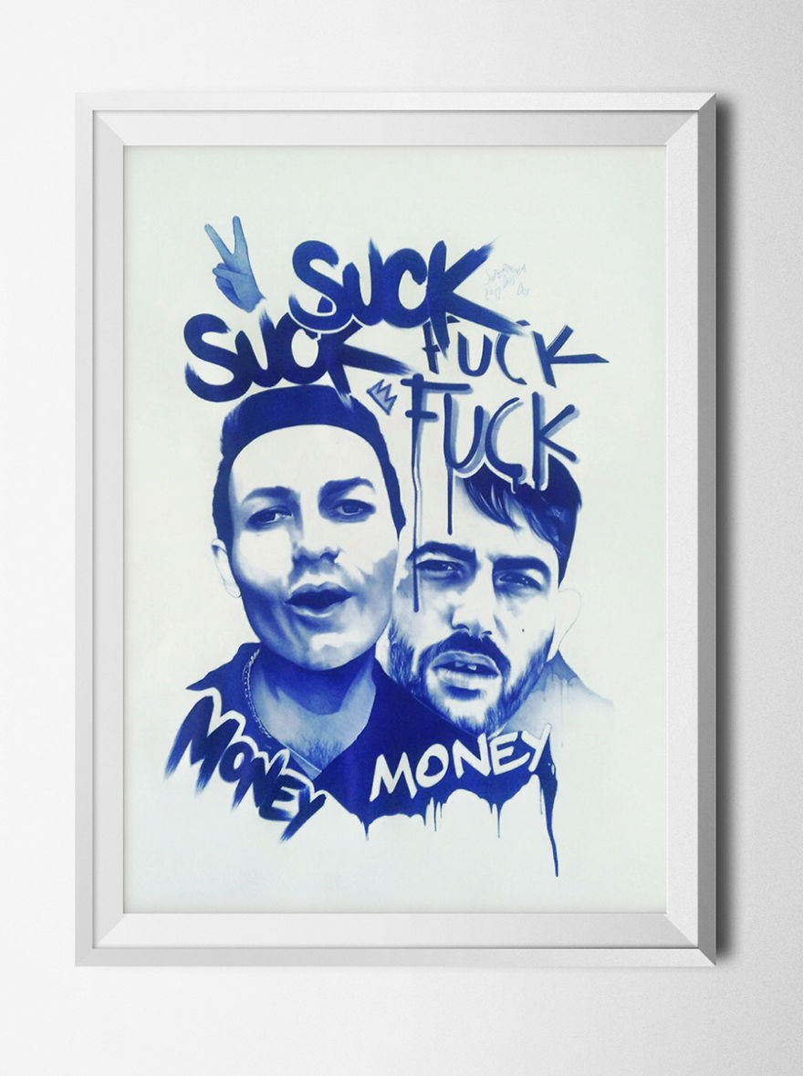 Ballpoint Pen Drawings That Take Me Up To 100 Hours To Create Ballpoint Pen Drawings That Take Me Up To 100 Hours To Create