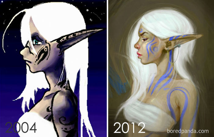 Redraw After 8 Years By Onekatie