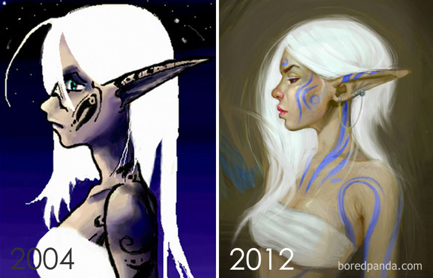 Redraw After 8 Years By Onekatie