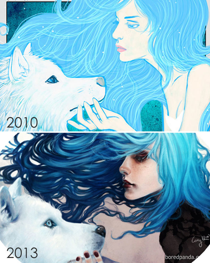 Progress Of 3 Years By Amy Hussein