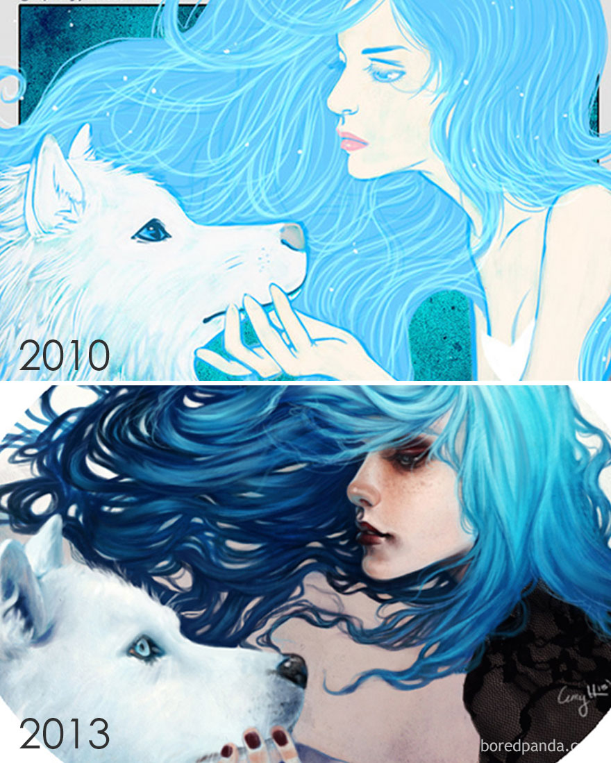 Progress Of 3 Years By Amy Hussein