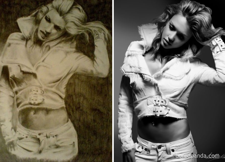 Draw Jessica Alba Again