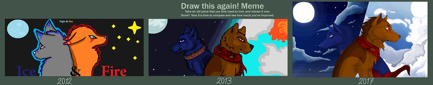 From 2012 To 2017 Only Using Ms Paint And Mouse. By Ashimi Okaru