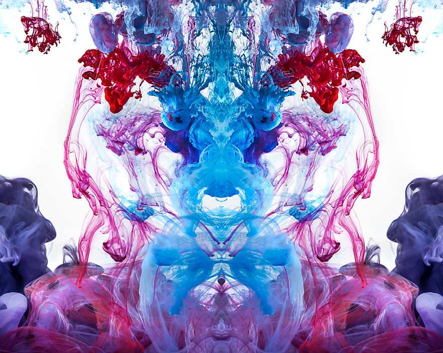 I Used Inks, Dyes, And Paints In Water To Create Surreal Images