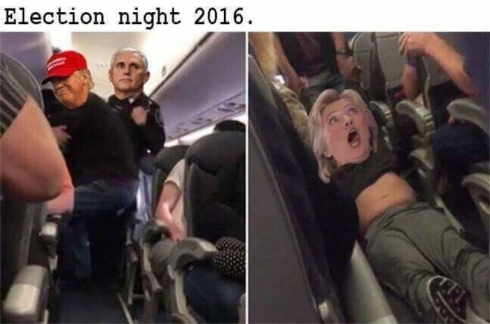 United Airlines On Election Night