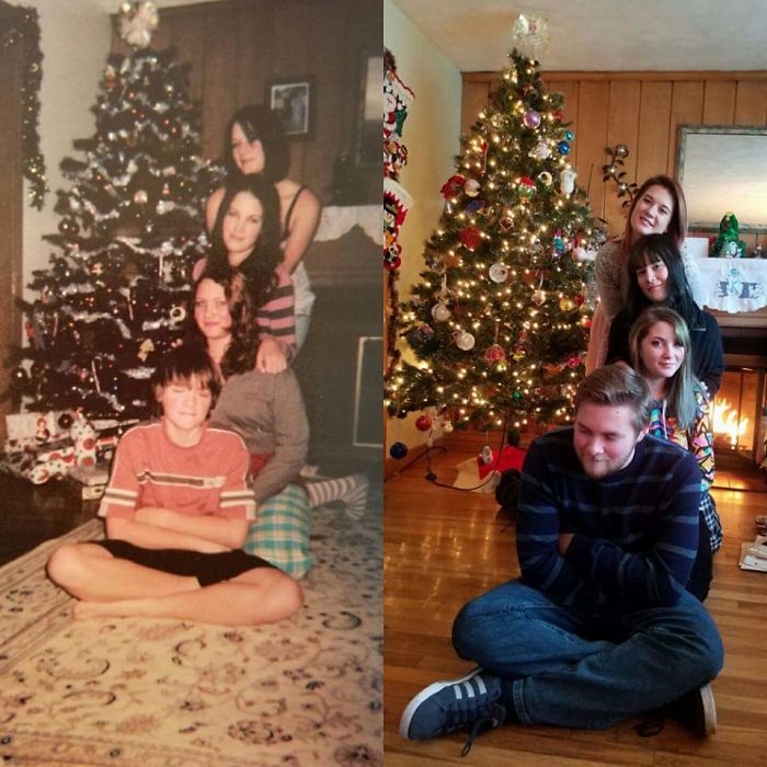 We Were Looking Through Old Pictures On Christmas