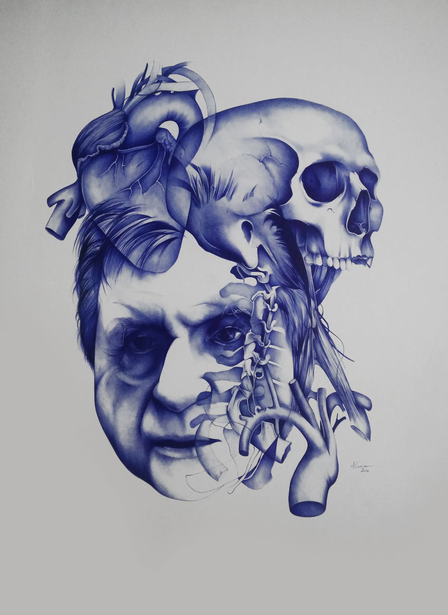 Ballpoint Pen Drawings That Take Me Up To 100 Hours To Create Ballpoint Pen Drawings That Take Me Up To 100 Hours To Create