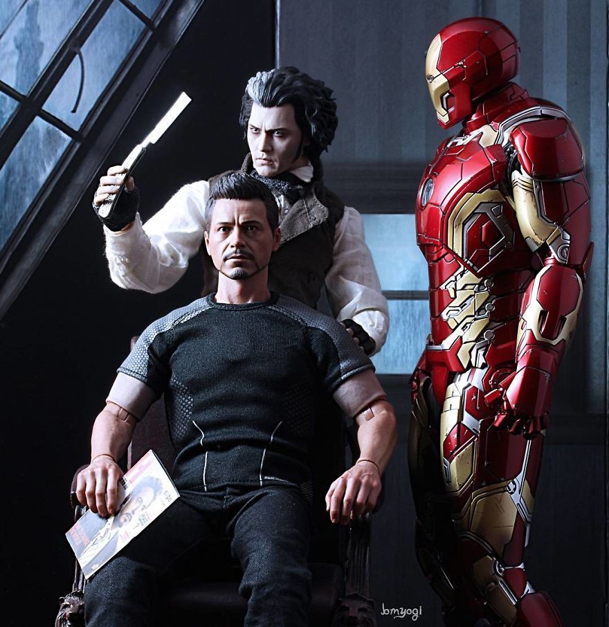 Hero Figures Can Be Found In Amusing Compositions