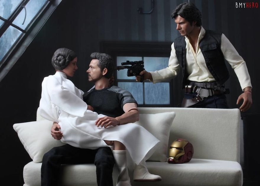 Hero Figures Can Be Found In Amusing Compositions