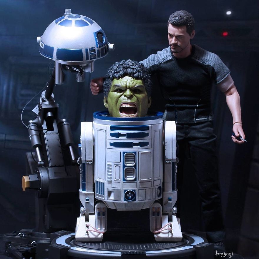 Hero Figures Can Be Found In Amusing Compositions