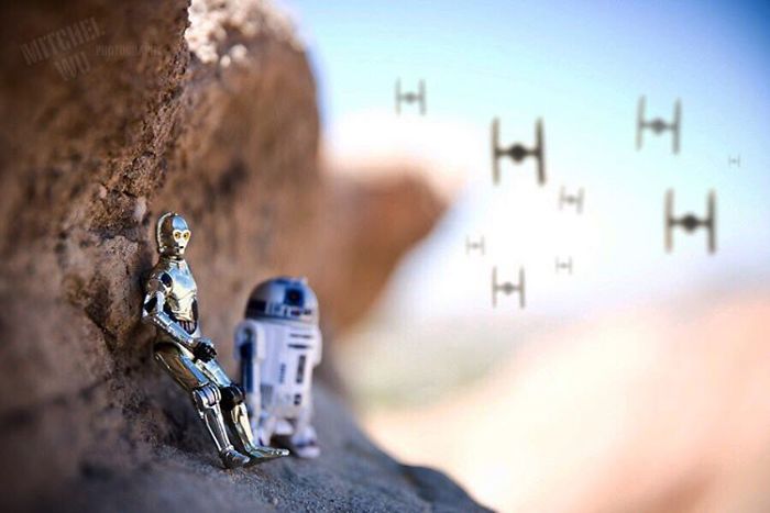 "Oh My, Tie Fighters Approaching!"