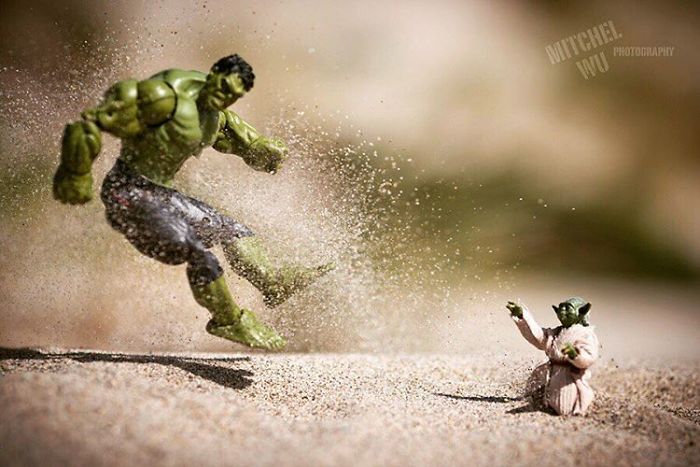 "Big Green Padawan You Are. Train More You Must. Mmmmm?"