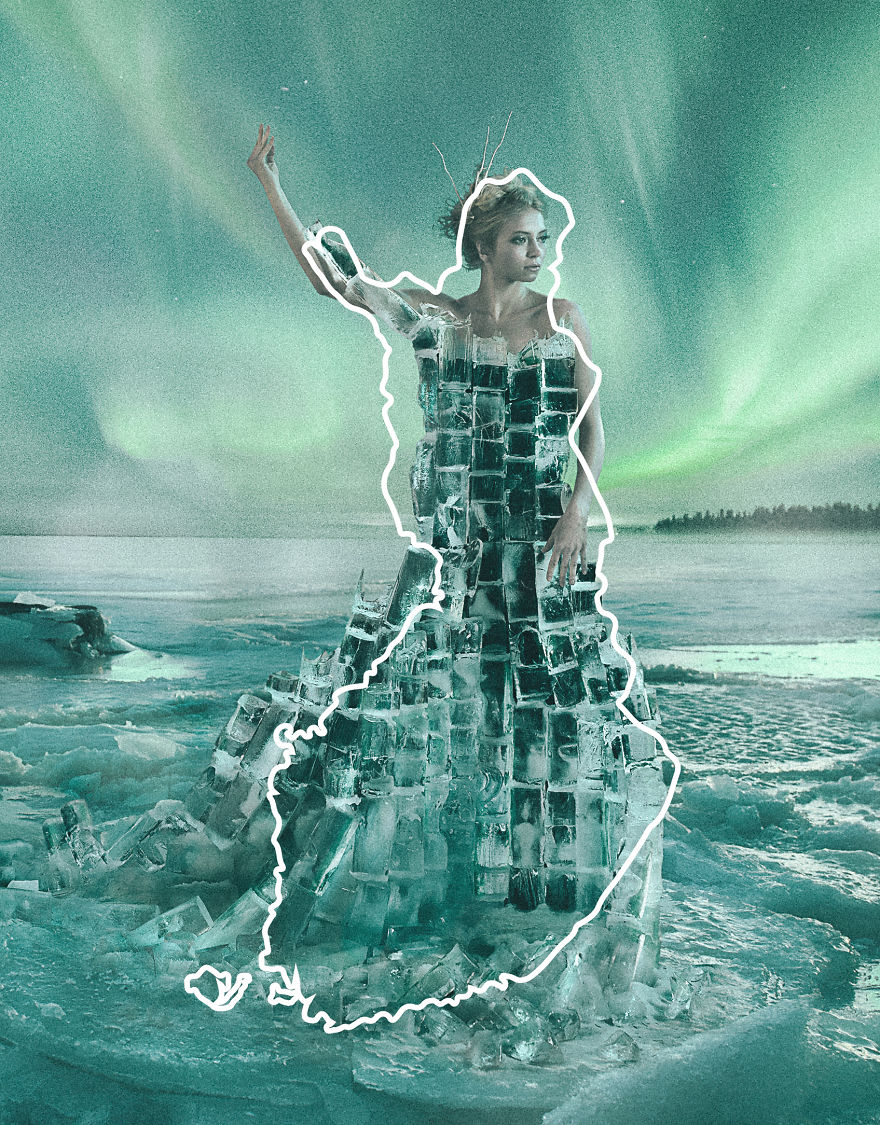 I Built A Dress Made Of Ice For My Maiden Of Finland Photoshoot I Built A Dress Made Of Ice For My Maiden Of Finland Photoshoot