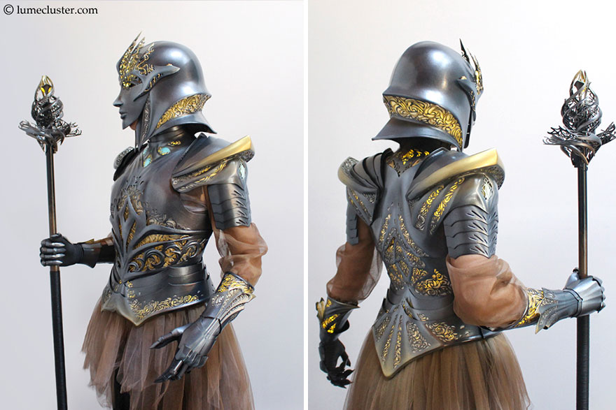 I Spent 518 Hours Making This Futuristic Medieval Armor That Is Lit From Inside And Flexible I Spent 518 Hours Making This Futuristic Medieval Armor That Is Lit From Inside And Flexible