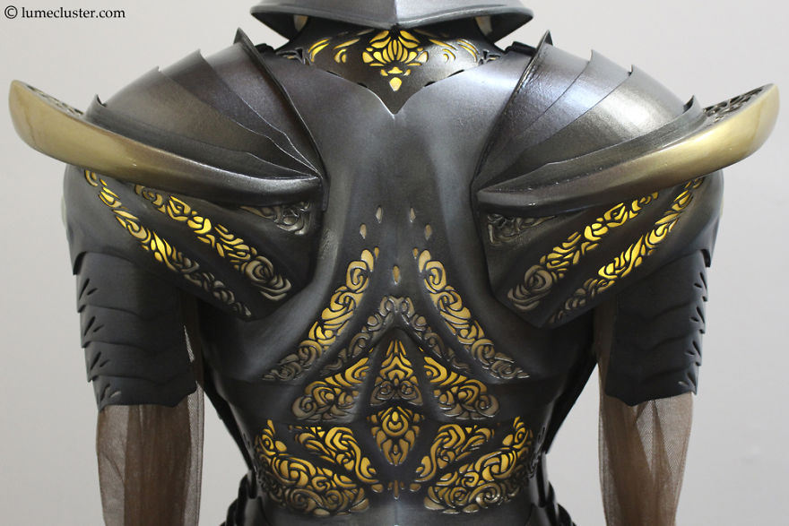 I Spent 518 Hours Making This Futuristic Medieval Armor That Is Lit From Inside And Flexible I Spent 518 Hours Making This Futuristic Medieval Armor That Is Lit From Inside And Flexible