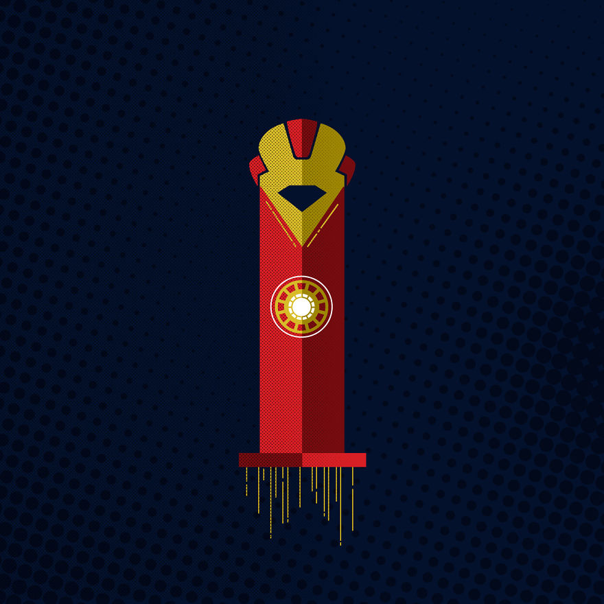 I Combined My Interest For Comics With My Love For Minimalist Illustrations In The Superheroes Alphabet Series I Combined My Interest For Comics With My Love For Minimalist Illustrations In The Superheroes Alphabet Series