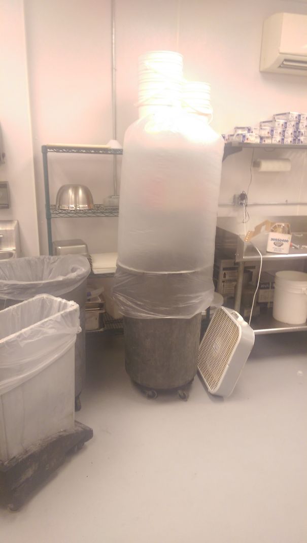 Trashcan Has An Erection