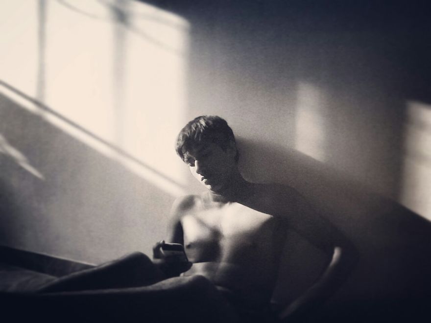 I Shoot All Photos Through The Window Light.