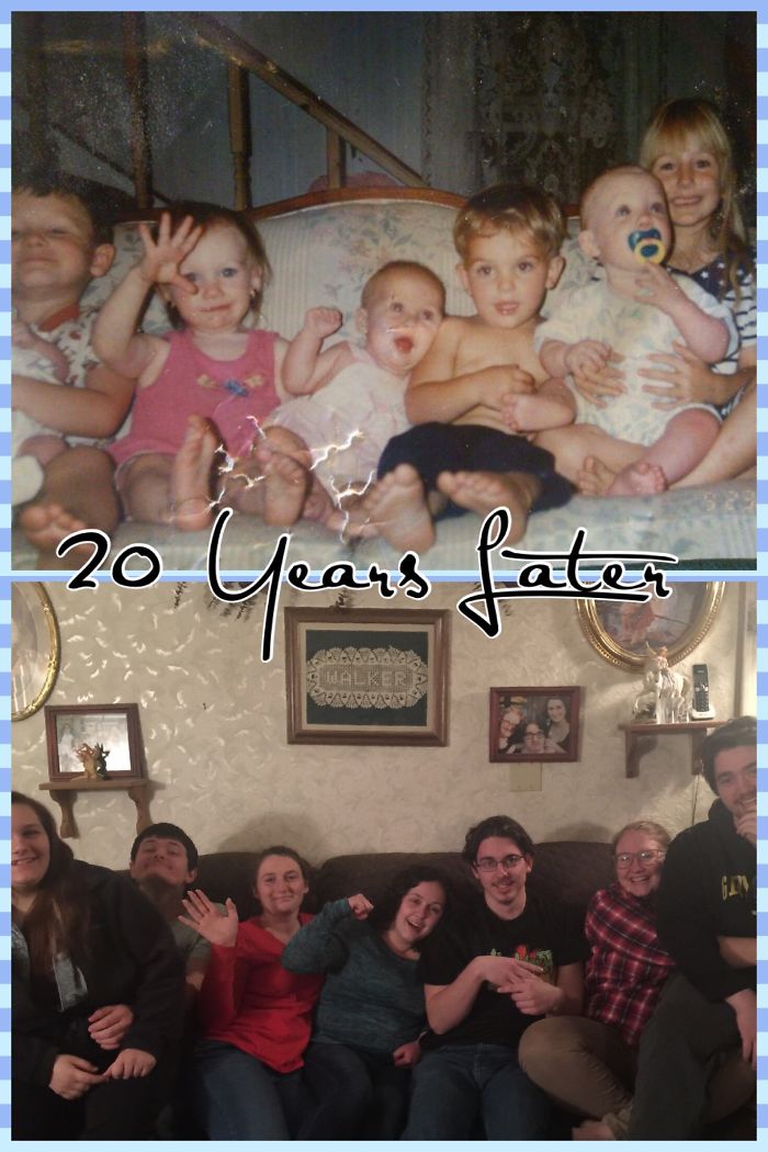 Cousins Circa 1997 And 2017