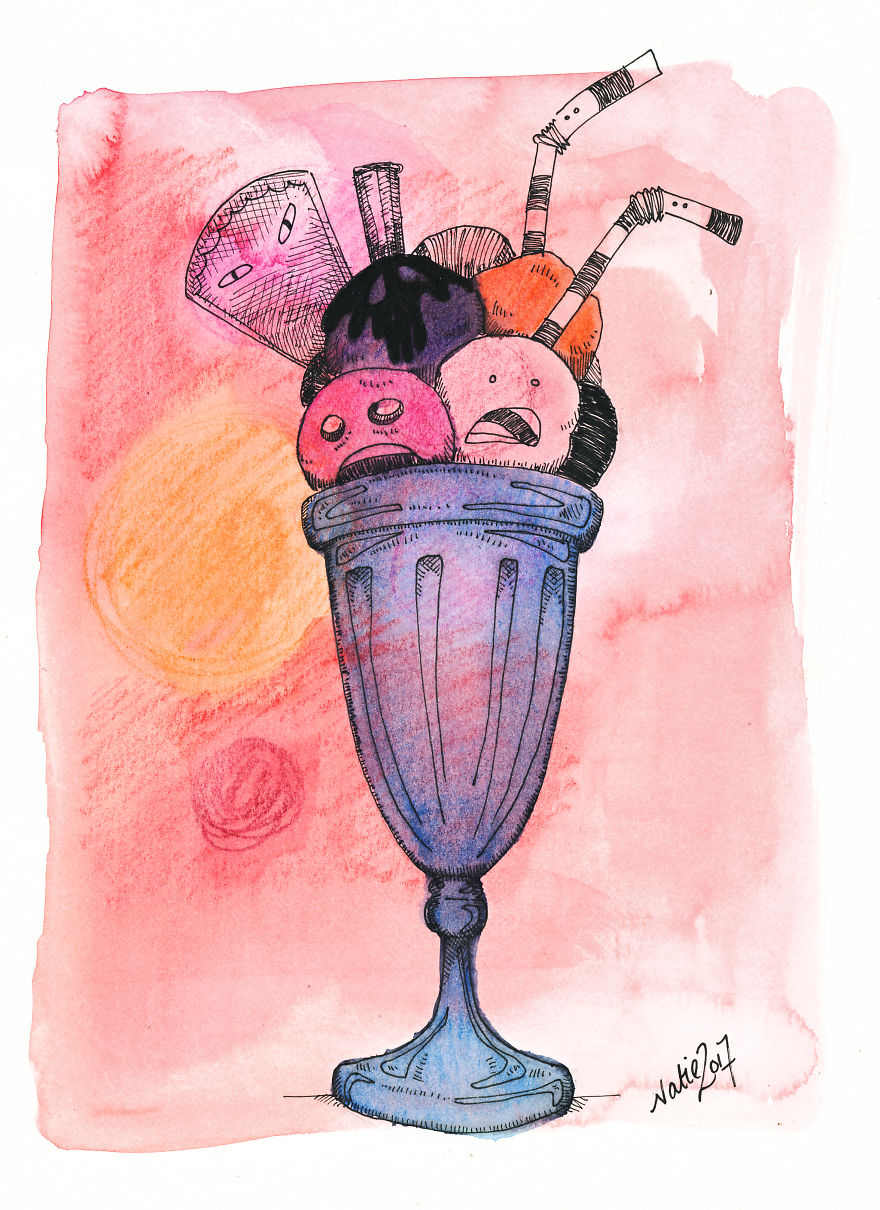 I Draw Sleepy Monsters And Robots To Help Relax