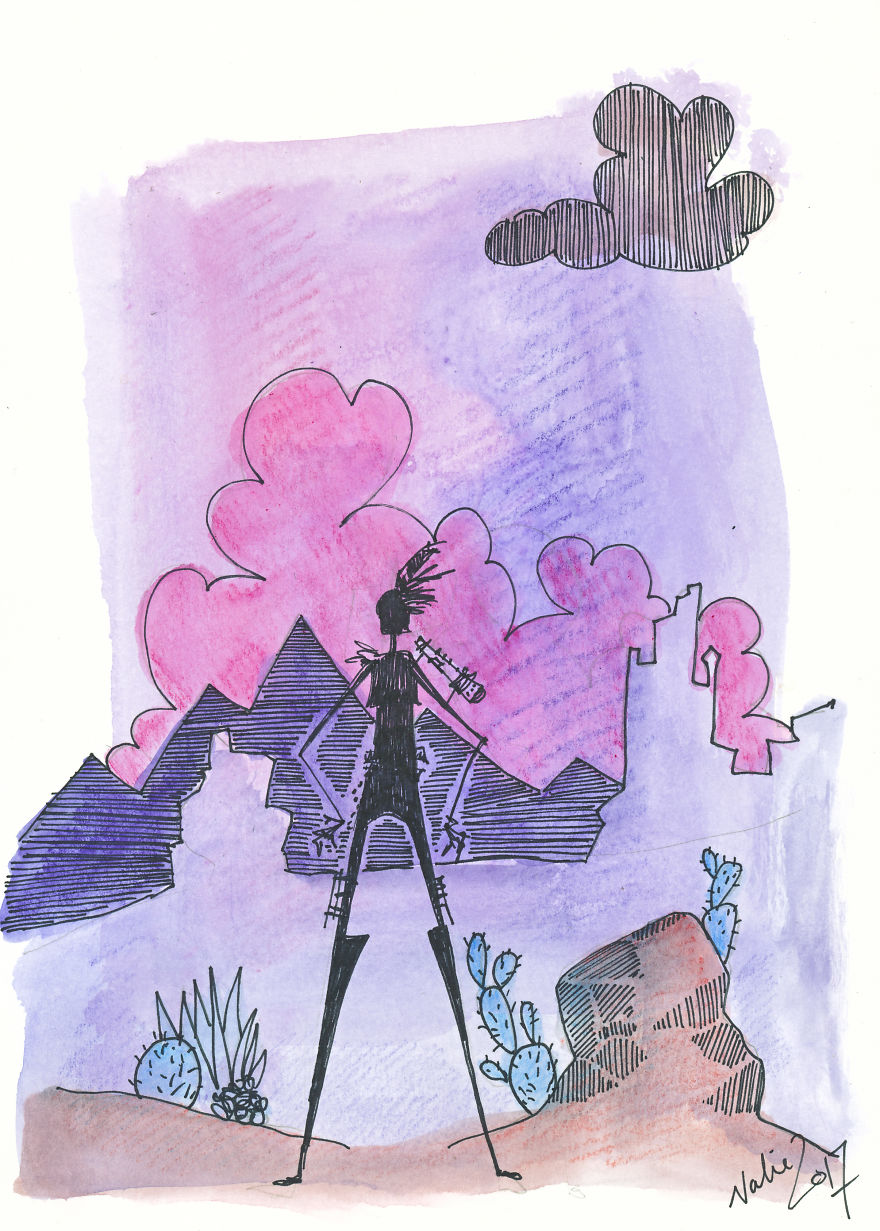 I Draw Sleepy Monsters And Robots To Help Relax