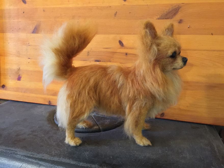 I Needle-Felt Little Dogs