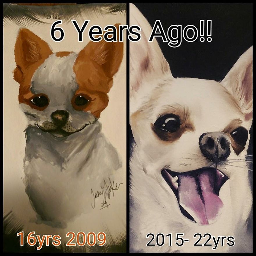 My Pup. From Acrylic To Oil On Canvas!!