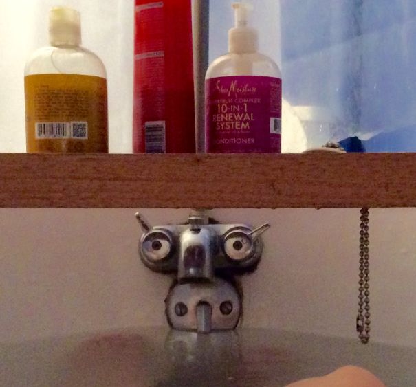 My Small Daughter Wouldn't Have A Bath In This Flat Because Of The Angry Owl.