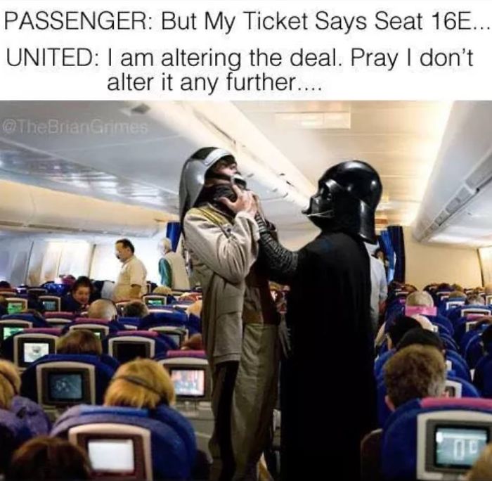 I Find Your Lack Of Seats Disturbing!