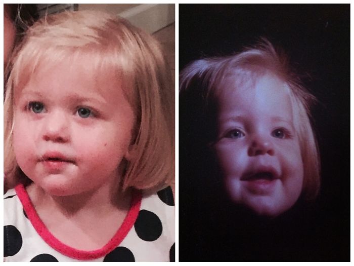 Mother (on Right) And Daughter (on Left) Age 2