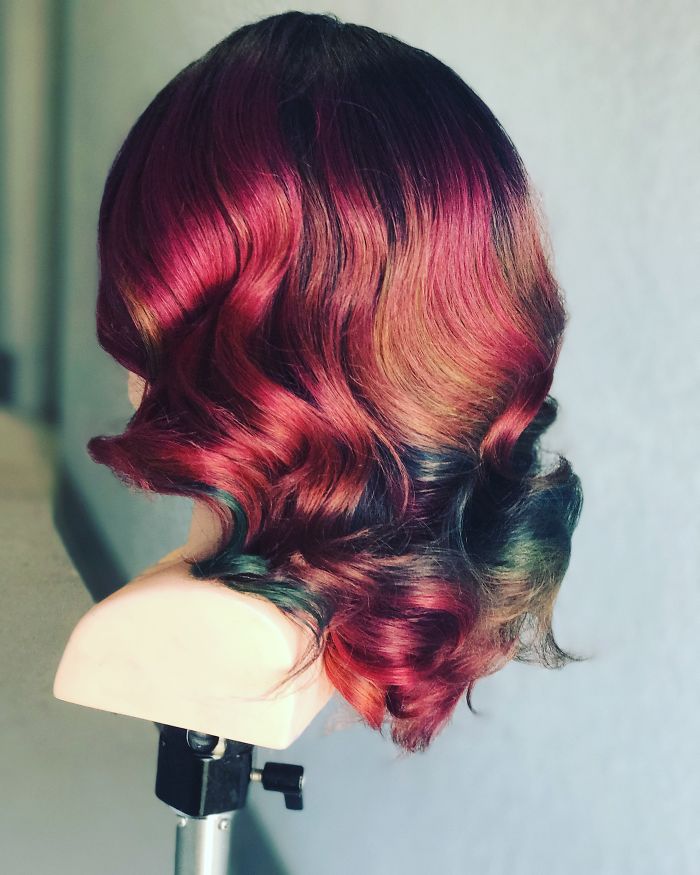 Darker Holographic Hair Is Where It's At!