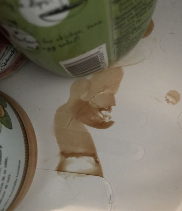 Carmal Stain On Refrigerator Door Shelf